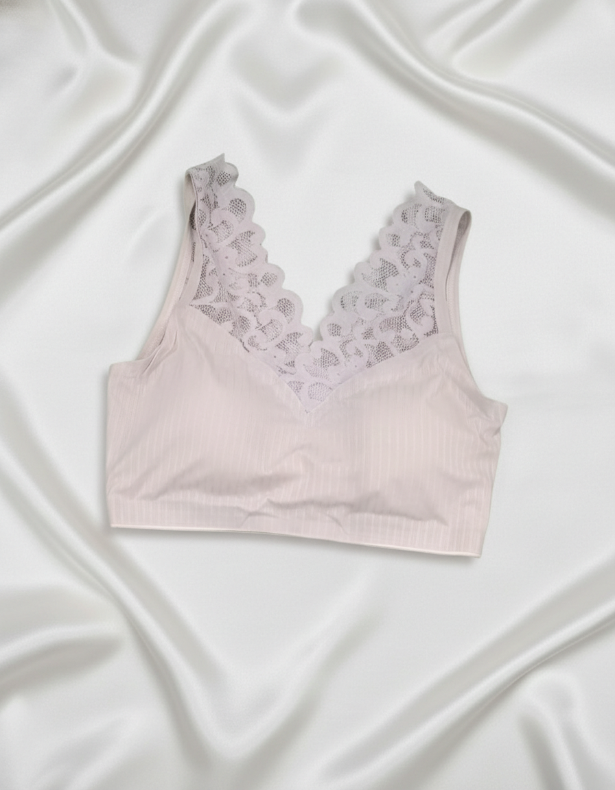 Medium Free Size Lace Bra - Comfortable Stretchable Everyday Bra