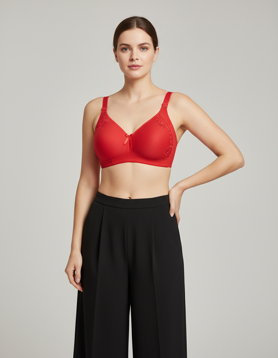 Women's Supportive Comfort Bra | Soft Padded Bra - Haya Style"
